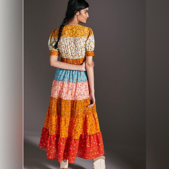 Tiered & True Maxi Dress size 1X - Picture 2 of 7